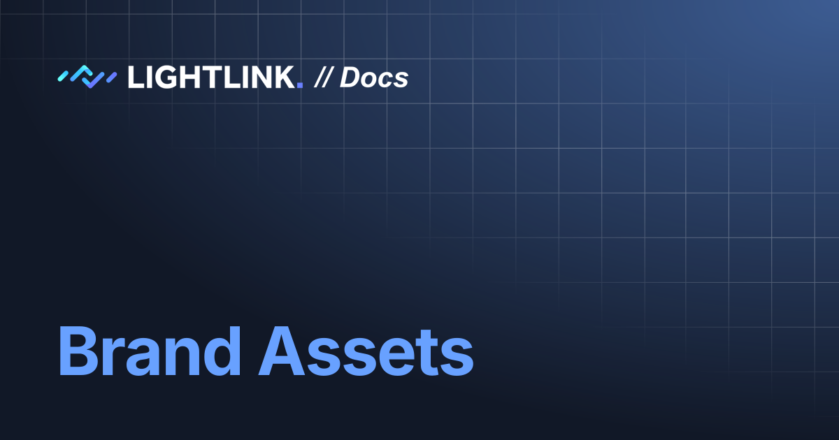 Brand Assets | LightLink Protocol